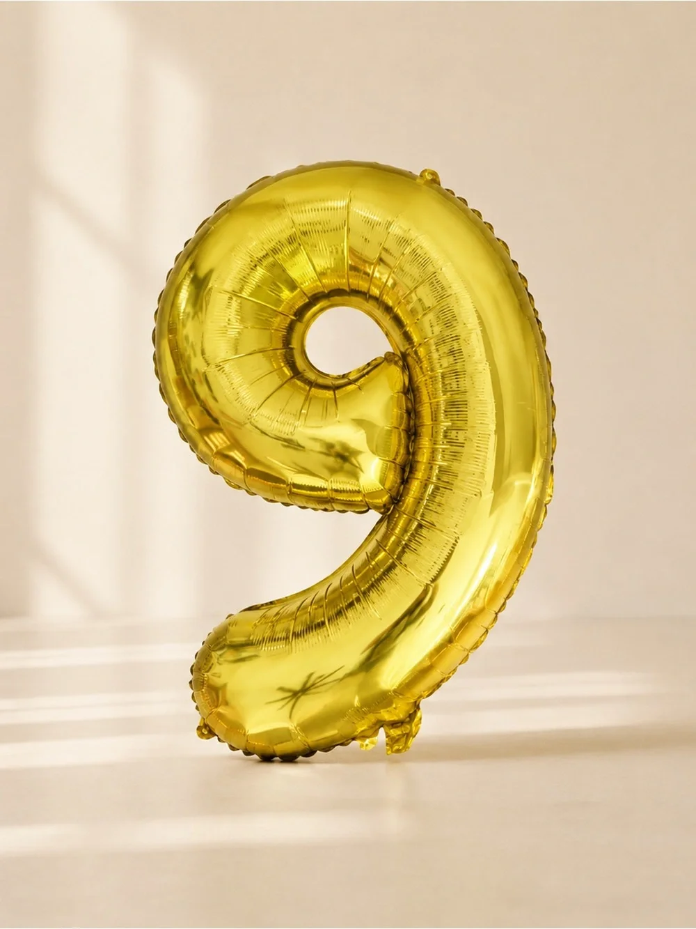 Gold Number Foil Balloons - Party Decorations (0-9)